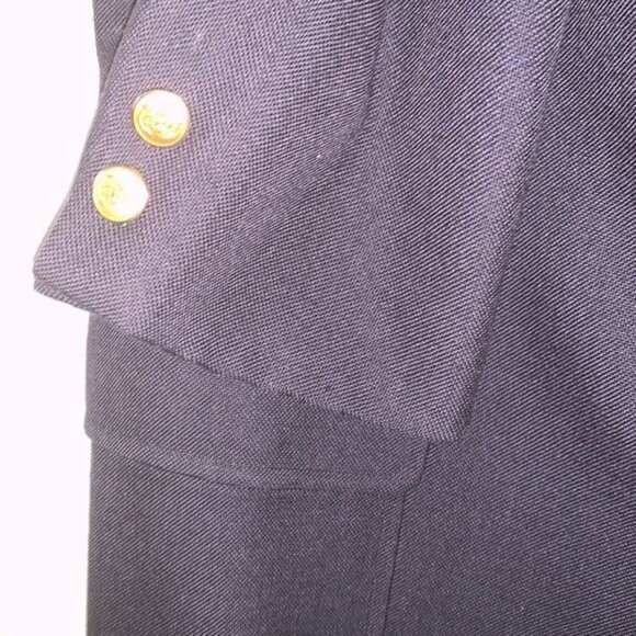 Robert Alexander Mens Blazer Size 42R Navy Wool Blend Two-Button - Picture 7 of 11